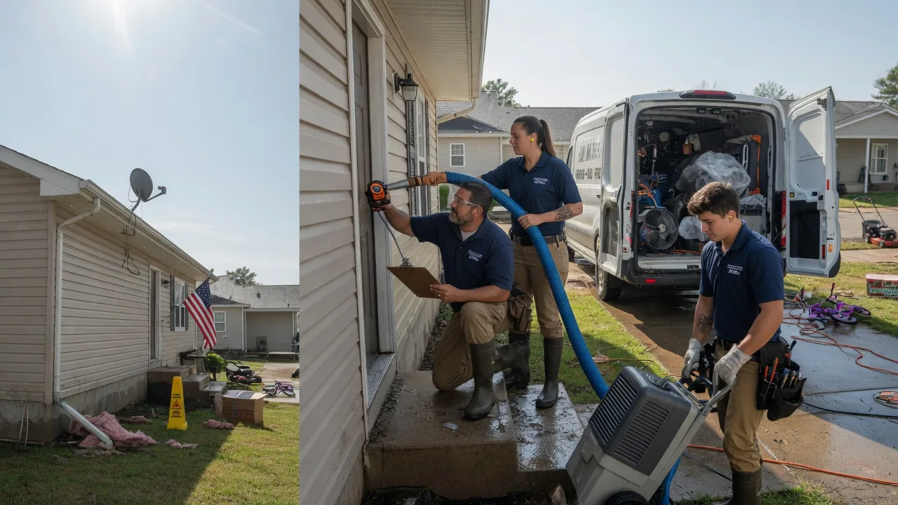 Ceiling Water Damage Restoration in Decatur, IL near me